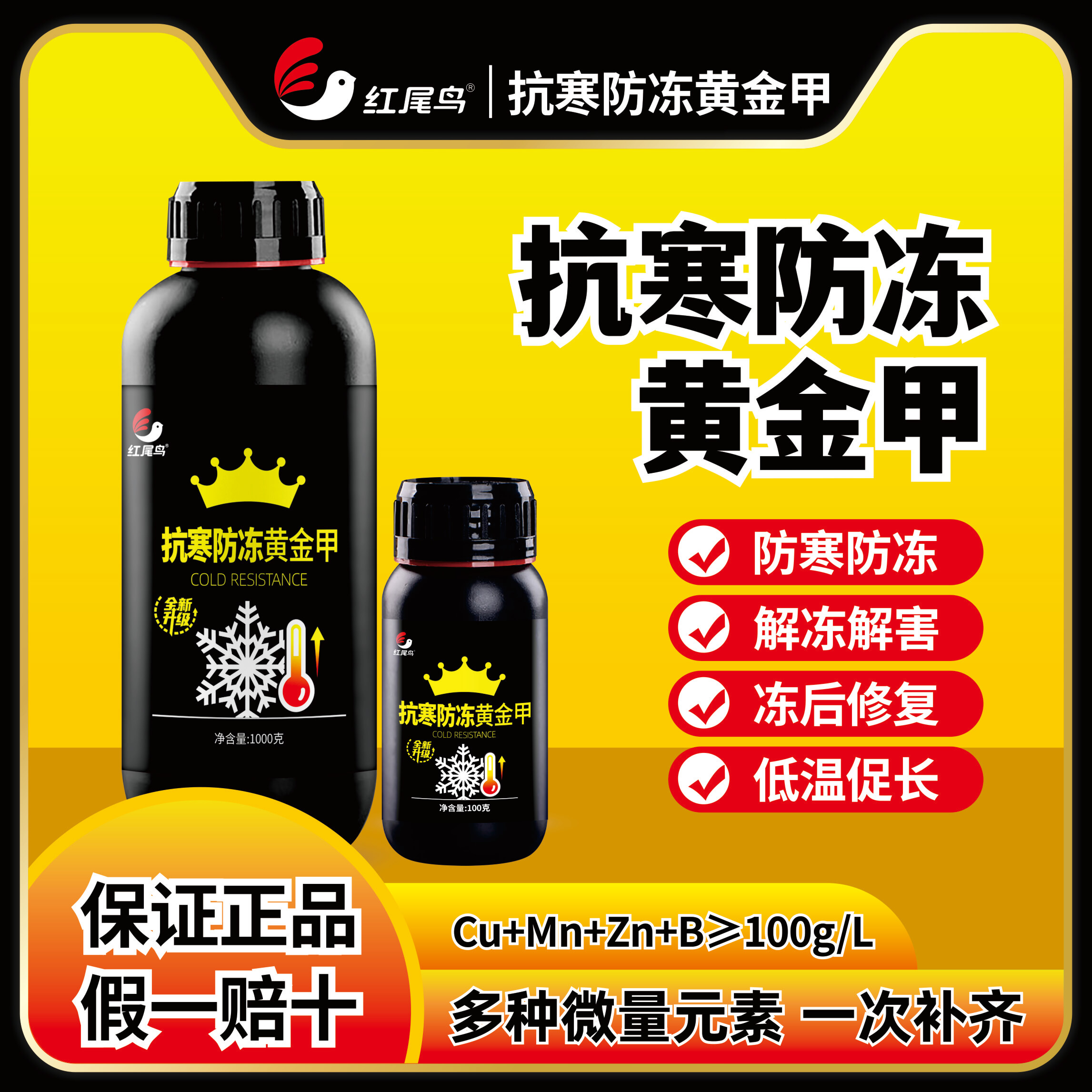 提前噴一噴，過(guò)冬更安全–紅尾鳥(niǎo)抗寒防凍黃金甲